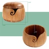 image:imageJubileeYarn Bamboo Yarn Bowl with Removable Lid  Embroidery Scissors Combo  Carbonized Brown BowlCarbonized Brown w Scissors