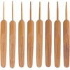 image:imageJubileeYarn Bamboo and Metal Crochet Hooks  Carbonized Brown  8pc SetCarbonized Brown