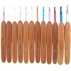 image:imageJubileeYarn Bamboo and Metal Crochet Hooks  Carbonized Brown  8pc SetCarbonized Brown