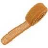 image:imageJubileeYarn Burlap Jute Craft Ribbon  15 x 10 Yards  Black  10 RollsPumpkin