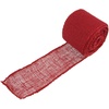 image:imageJubileeYarn Burlap Jute Craft Ribbon  3 x 10 Yards  Pumpkin  3 RollsCranberry