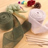 image:imageJubileeYarn Burlap Jute Craft Ribbon  3 x 10 Yards  Pumpkin  3 RollsGreen