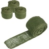 image:imageJubileeYarn Burlap Jute Craft Ribbon  3 x 10 Yards  Pumpkin  3 RollsGreen