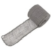 image:imageJubileeYarn Burlap Jute Craft Ribbon  3 x 10 Yards  Pumpkin  3 RollsGrey