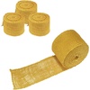 image:imageJubileeYarn Burlap Jute Craft Ribbon  3 x 10 Yards  Pumpkin  3 RollsStraw Yellow