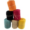 image:imageJubileeYarn Burlap Jute Craft Ribbon  55 x 10 Yards  Ocean Blue  1 RollBlack