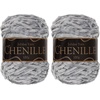image:imageJubileeYarn Chenille Yarn  100gCake Worsted Polyester  Olive Oil  2 Cakes010 Mother of Pearl