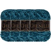 image:imageJubileeYarn Chenille Yarn  100gCake Worsted Polyester  Olive Oil  2 Cakes011 Cerulean