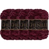image:imageJubileeYarn Chenille Yarn  100gCake Worsted Polyester  Olive Oil  2 Cakes017 Scarlet