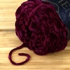 image:imageJubileeYarn Chenille Yarn  100gCake Worsted Polyester  Olive Oil  2 Cakes017 Scarlet