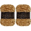 image:imageJubileeYarn Chenille Yarn  100gCake Worsted Polyester  Olive Oil  2 Cakes020 Teacake