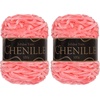 image:imageJubileeYarn Chenille Yarn  100gCake Worsted Polyester  Olive Oil  2 Cakes036 Sweetheart