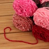 image:imageJubileeYarn Chenille Yarn  100gCake Worsted Polyester  Olive Oil  2 CakesShades of Pink