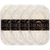 image:imageJubileeYarn Chenille Yarn  100gSkein Worsted Polyester  Algae  2 Skeins100 Zen