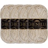 image:imageJubileeYarn Chenille Yarn  100gSkein Worsted Polyester  Algae  2 Skeins101 Opal