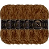 image:imageJubileeYarn Chenille Yarn  100gSkein Worsted Polyester  Algae  2 Skeins102 Espresso