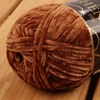 image:imageJubileeYarn Chenille Yarn  100gSkein Worsted Polyester  Algae  2 Skeins102 Espresso
