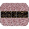 image:imageJubileeYarn Chenille Yarn  100gSkein Worsted Polyester  Algae  2 Skeins106 Ballet Slipper