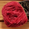 image:imageJubileeYarn Chenille Yarn  100gSkein Worsted Polyester  Algae  2 Skeins109 Rouge