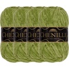 image:imageJubileeYarn Chenille Yarn  100gSkein Worsted Polyester  Algae  2 Skeins115 Algae