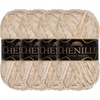 image:imageJubileeYarn Chenille Yarn  100gSkein Worsted Polyester  Algae  2 Skeins117 Marzipan