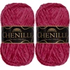 image:imageJubileeYarn Chenille Yarn  100gSkein Worsted Polyester  Algae  2 Skeins118 Agate
