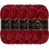 image:imageJubileeYarn Chenille Yarn  100gSkein Worsted Polyester  Algae  2 Skeins122 Garnet