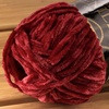 image:imageJubileeYarn Chenille Yarn  100gSkein Worsted Polyester  Algae  2 Skeins122 Garnet