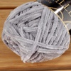 image:imageJubileeYarn Chenille Yarn  100gSkein Worsted Polyester  Algae  2 Skeins123 Relic