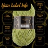 image:imageJubileeYarn Chenille Yarn  100gSkein Worsted Polyester  Algae  2 Skeins124 Rosemary