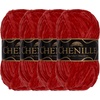 image:imageJubileeYarn Chenille Yarn  100gSkein Worsted Polyester  Algae  2 Skeins130 Dragonstone