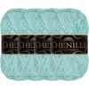 image:imageJubileeYarn Chenille Yarn  100gSkein Worsted Polyester  Algae  2 Skeins136 Mochi
