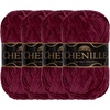 image:imageJubileeYarn Chenille Yarn  100gSkein Worsted Polyester  Algae  2 Skeins145 Jasper