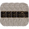 image:imageJubileeYarn Chenille Yarn  100gSkein Worsted Polyester  Algae  2 Skeins146 Luna