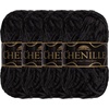image:imageJubileeYarn Chenille Yarn  100gSkein Worsted Polyester  Algae  2 Skeins199 Obsidian