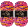 image:imageJubileeYarn Chenille Yarn  100gSkein Worsted Polyester  Shades of Brown  4 Skeins202 Agartha