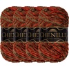 image:imageJubileeYarn Chenille Yarn  100gSkein Worsted Polyester  Shades of Brown  4 Skeins206 Zerzura