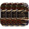 image:imageJubileeYarn Chenille Yarn  100gSkein Worsted Polyester  Shades of Brown  4 Skeins208 ShangriLa