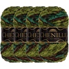 image:imageJubileeYarn Chenille Yarn  100gSkein Worsted Polyester  Shades of Brown  4 Skeins209 Camelot