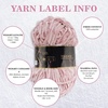 image:imageJubileeYarn Chenille Yarn  100gSkein Worsted Polyester  Shades of Brown  4 Skeins210 Avalon
