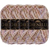 image:imageJubileeYarn Chenille Yarn  100gSkein Worsted Polyester  Shades of Brown  4 Skeins212 Xangdu