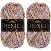 image:imageJubileeYarn Chenille Yarn  100gSkein Worsted Polyester  Shades of Brown  4 Skeins212 Xangdu