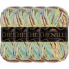 image:imageJubileeYarn Chenille Yarn  100gSkein Worsted Polyester  Shades of Brown  4 Skeins214 Hawaiki