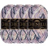 image:imageJubileeYarn Chenille Yarn  100gSkein Worsted Polyester  Shades of Brown  4 Skeins215 Fountain of Youth