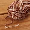 image:imageJubileeYarn Chenille Yarn  100gSkein Worsted Polyester  Shades of Brown  4 Skeins219 Lemuria