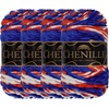 image:imageJubileeYarn Chenille Yarn  100gSkein Worsted Polyester  Shades of Brown  4 Skeins224 Aztln