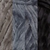 image:imageJubileeYarn Chenille Yarn  100gSkein Worsted Polyester  Shades of Brown  4 SkeinsShades of Grey