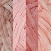 image:imageJubileeYarn Chenille Yarn  100gSkein Worsted Polyester  Shades of Brown  4 SkeinsShades of Pink
