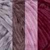 image:imageJubileeYarn Chenille Yarn  100gSkein Worsted Polyester  Shades of Brown  4 SkeinsShades of Purple