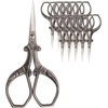 image:imageJubileeYarn Chinese Wing amp Cloud Embroidery Craft Scissors  Antique Silver  1 ScissorChinese Wing  Cloud  Antique Silver